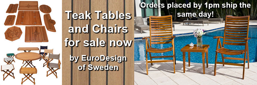 Teak Deck Company Table and Chair Sale